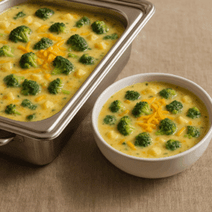 Broccoli & Cheese Potato Soup