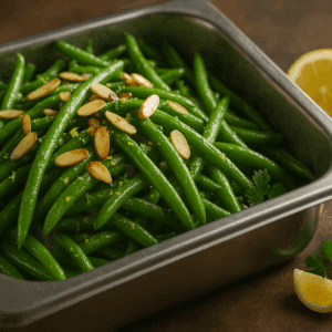 Green Beans w/ Sliced Almonds