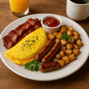 Cheese Omelette Breakfast - Gluten-Free