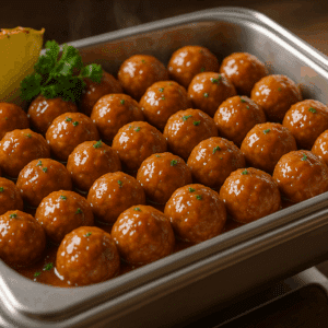 Pineapple-Glazed Meatballs