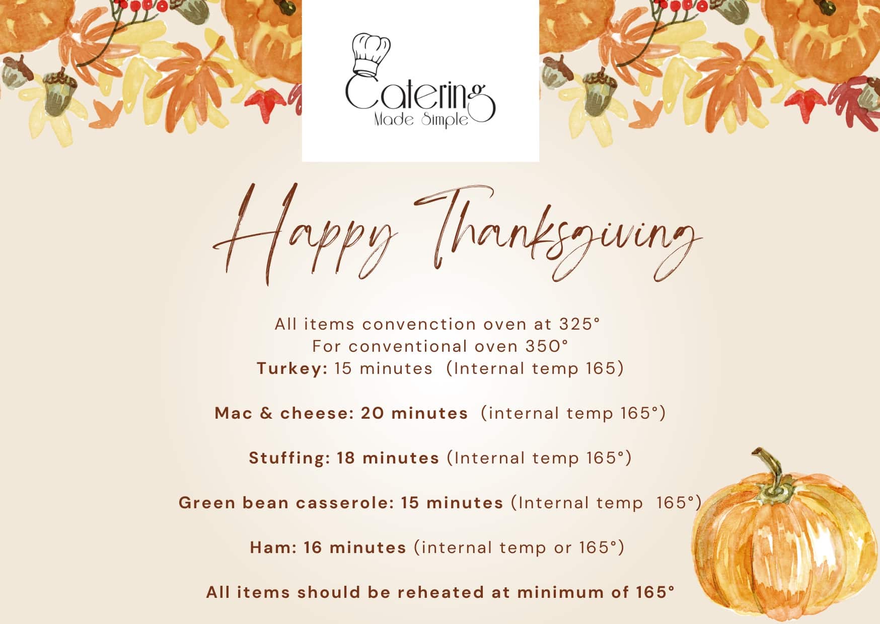 Holiday Catering Thanksgiving - Image 2